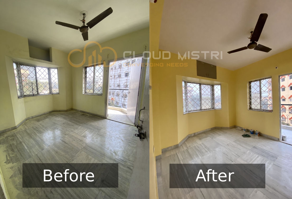 cloudmistri before after room